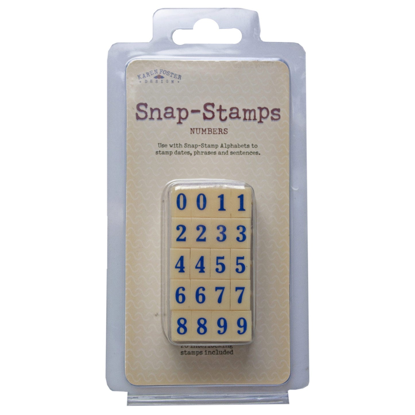 snap stamps set numbers formal 1/4 -- 45 per box
