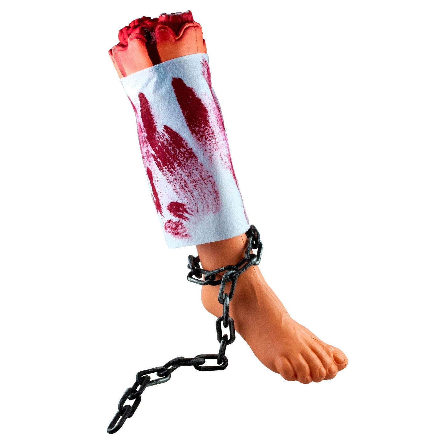 severed bloody leg with bandage -- 7 per box