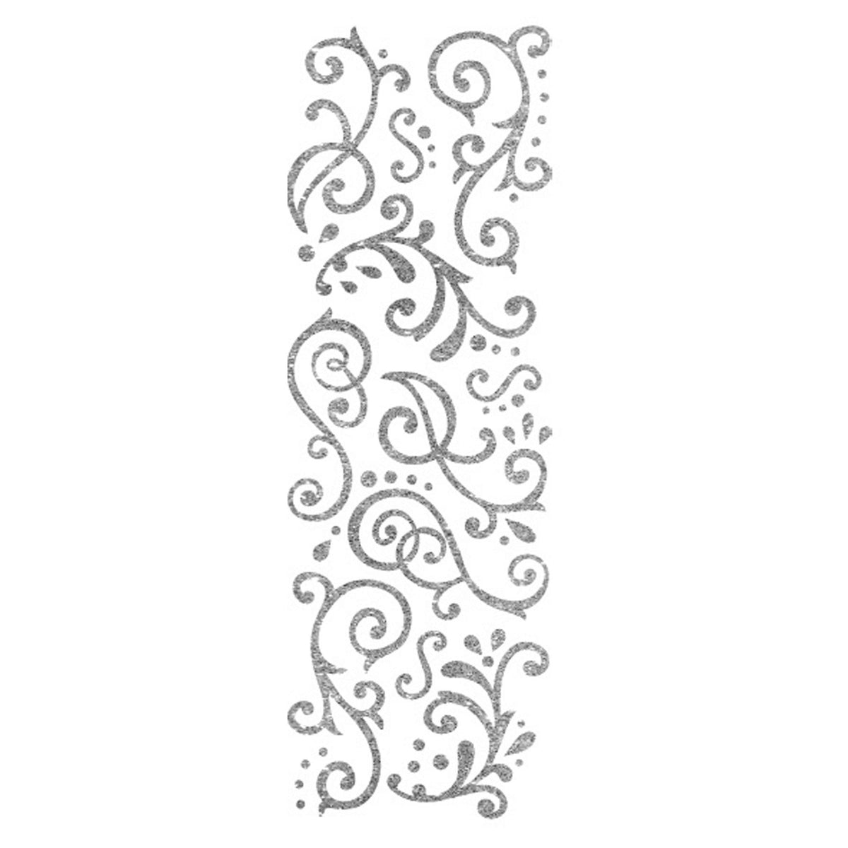 momenta silver glitter stickers - 50 pieces - bulk -- 86 per box