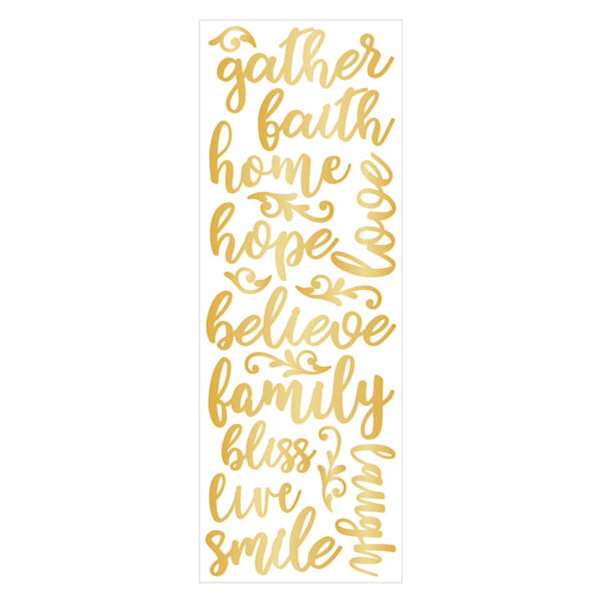 momenta puffy faith-based gold stickers -- 86 per box