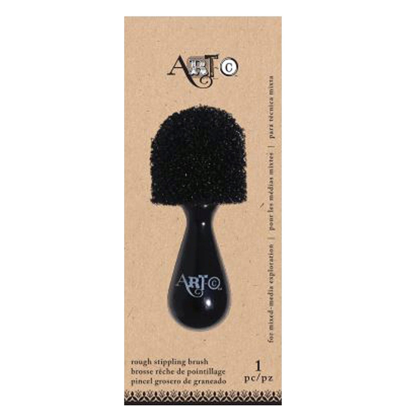art-c rough stippling brush - -- 56 per box
