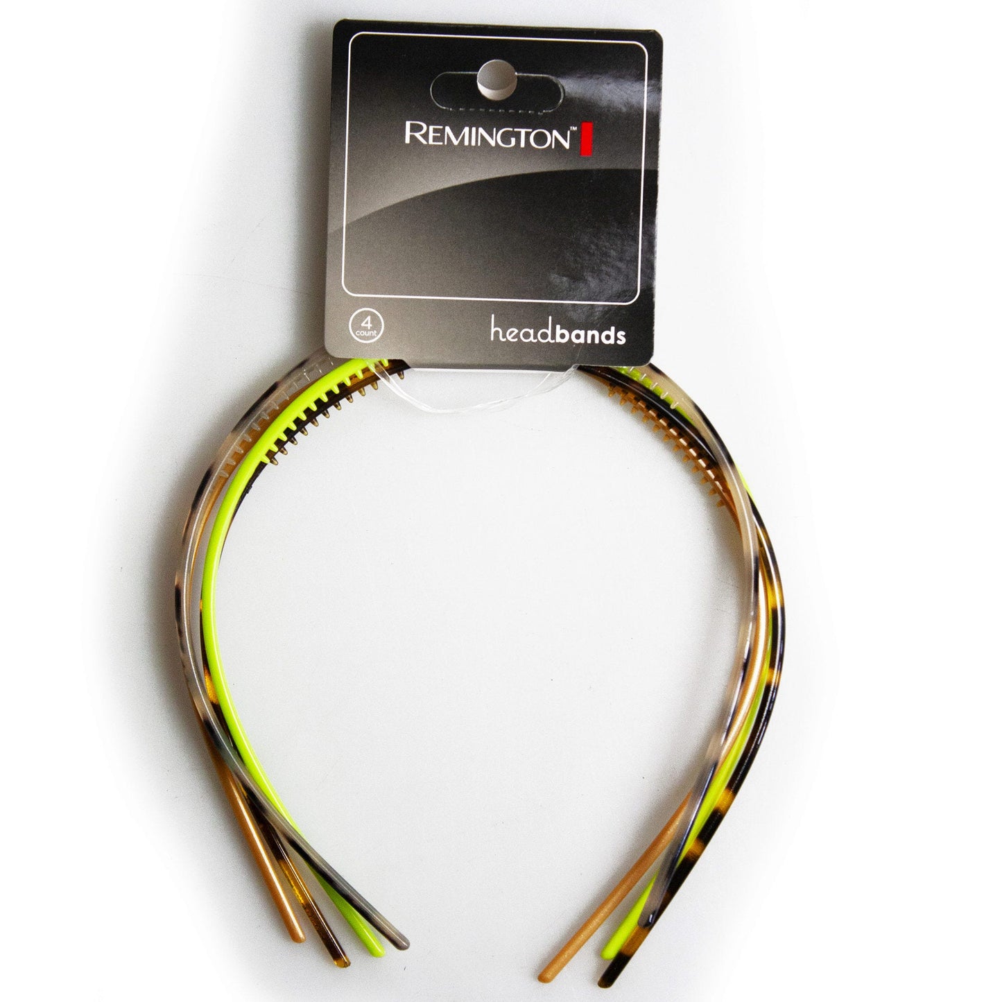 skinny headbands - 4 count - assorted colors - 18 pack -- 18 per case