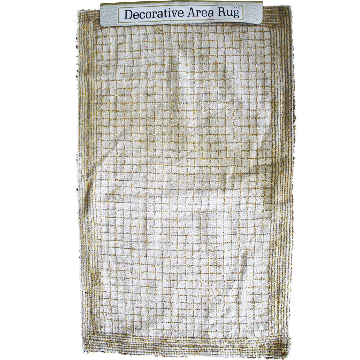checkers cotton rugs - 20x32 -- 8 per box