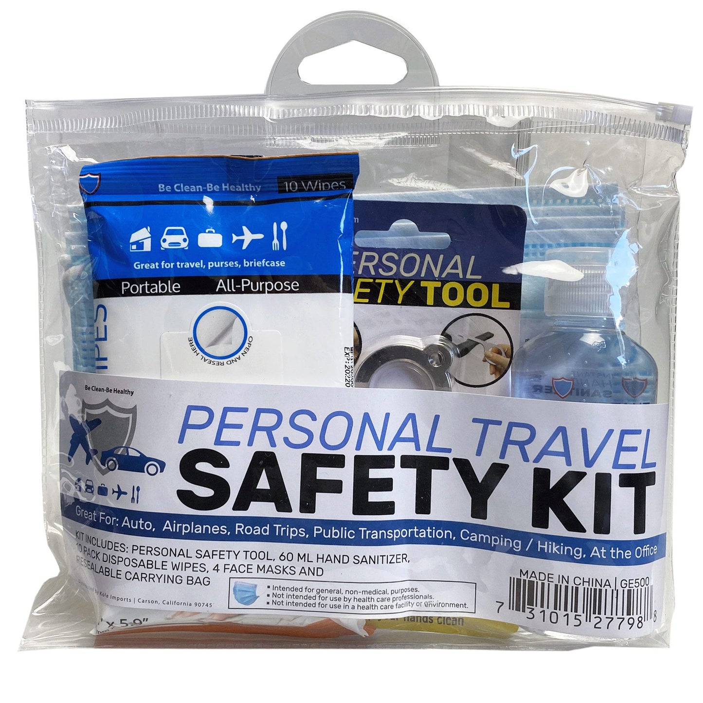 personal travel safety kits - - -- 10 per box