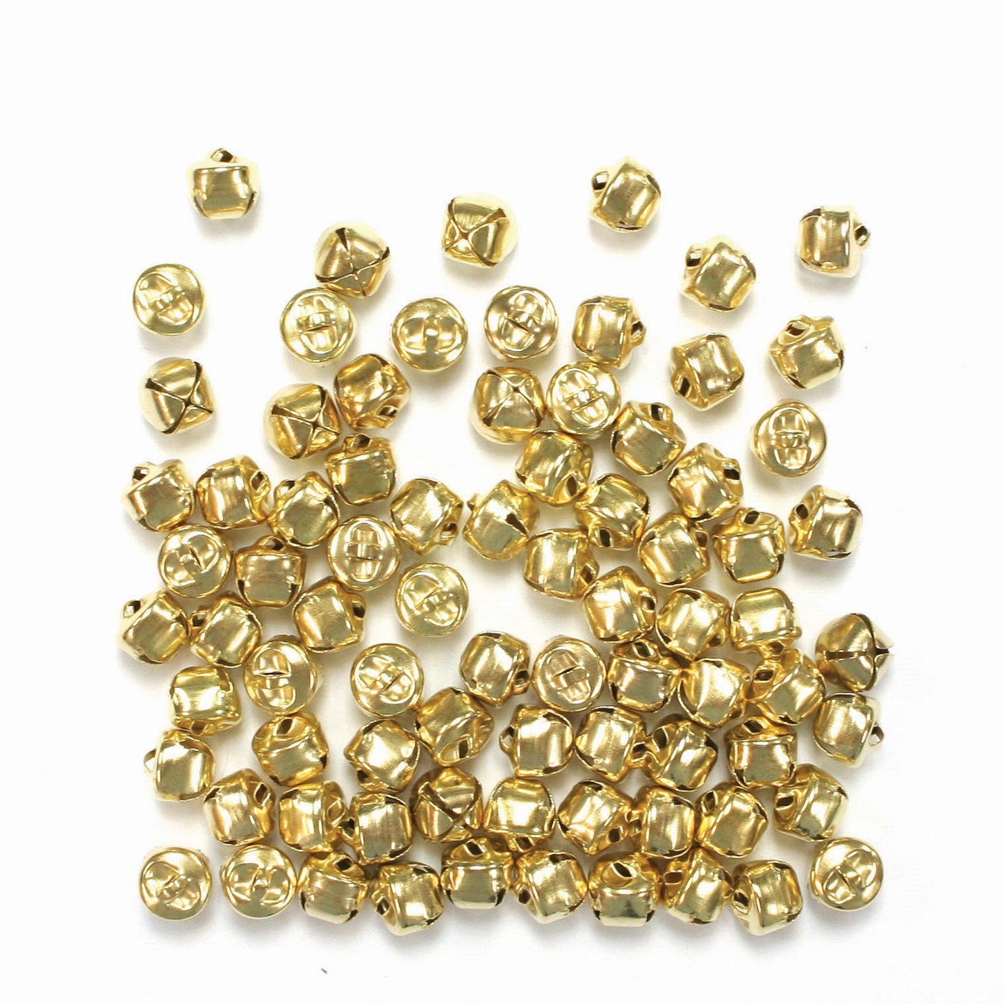 gold bells - 80 piece 1 cm -- 56 per box