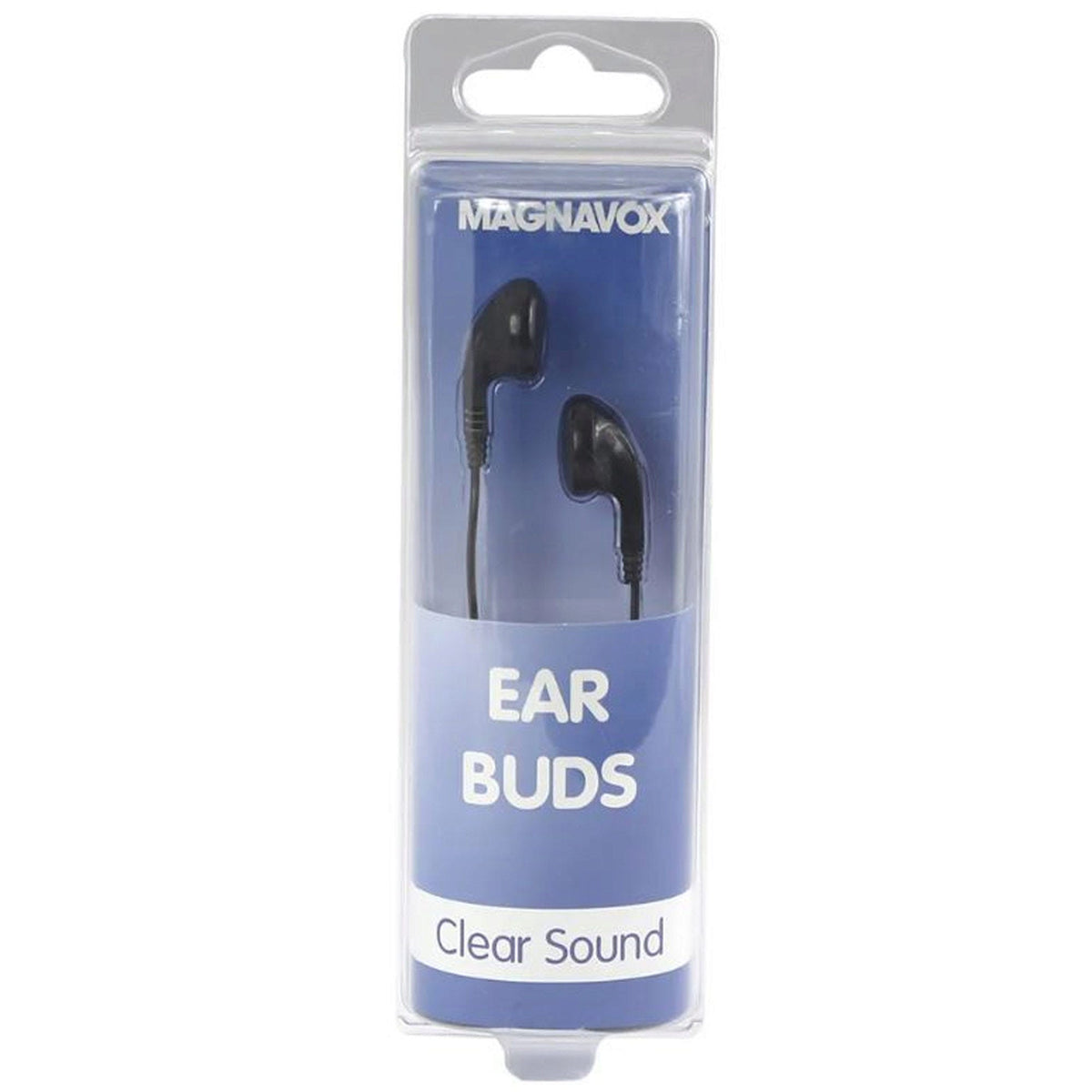 magnavox black earbuds - -- 25 per box