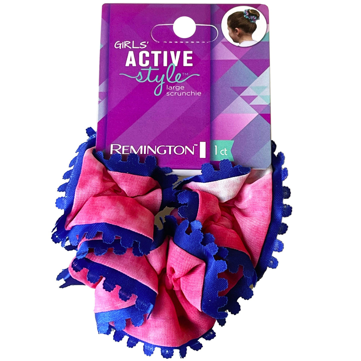 remington large scrunchie - assorted colors - 18 pack -- 18 per case