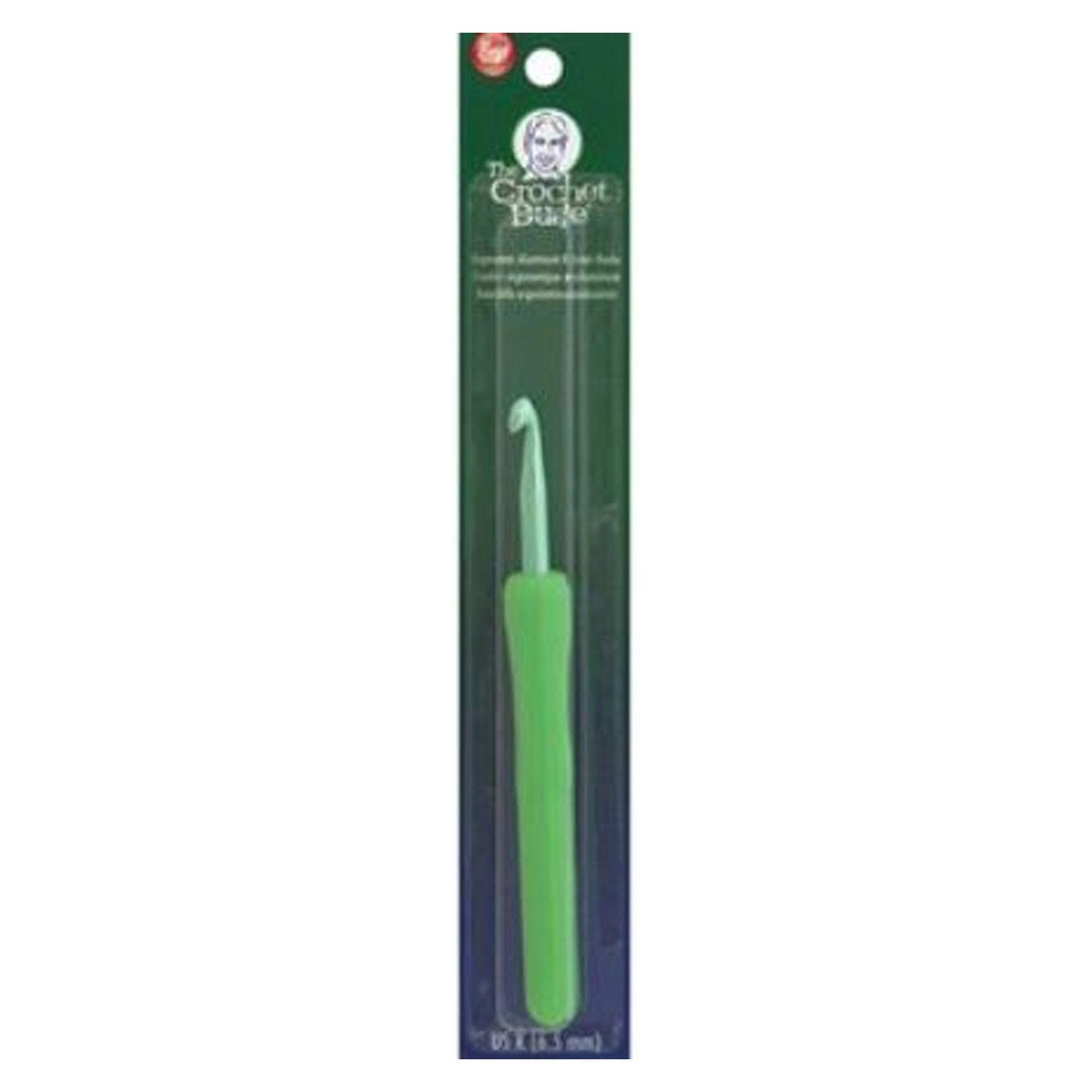 ergonomic aluminum crochet hooks -- 63 per box