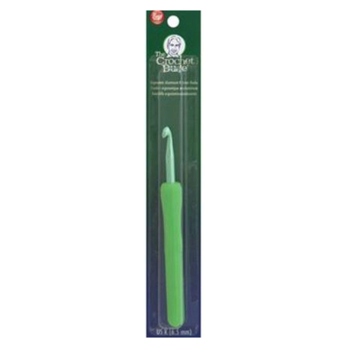 ergonomic aluminum crochet hooks -- 63 per box