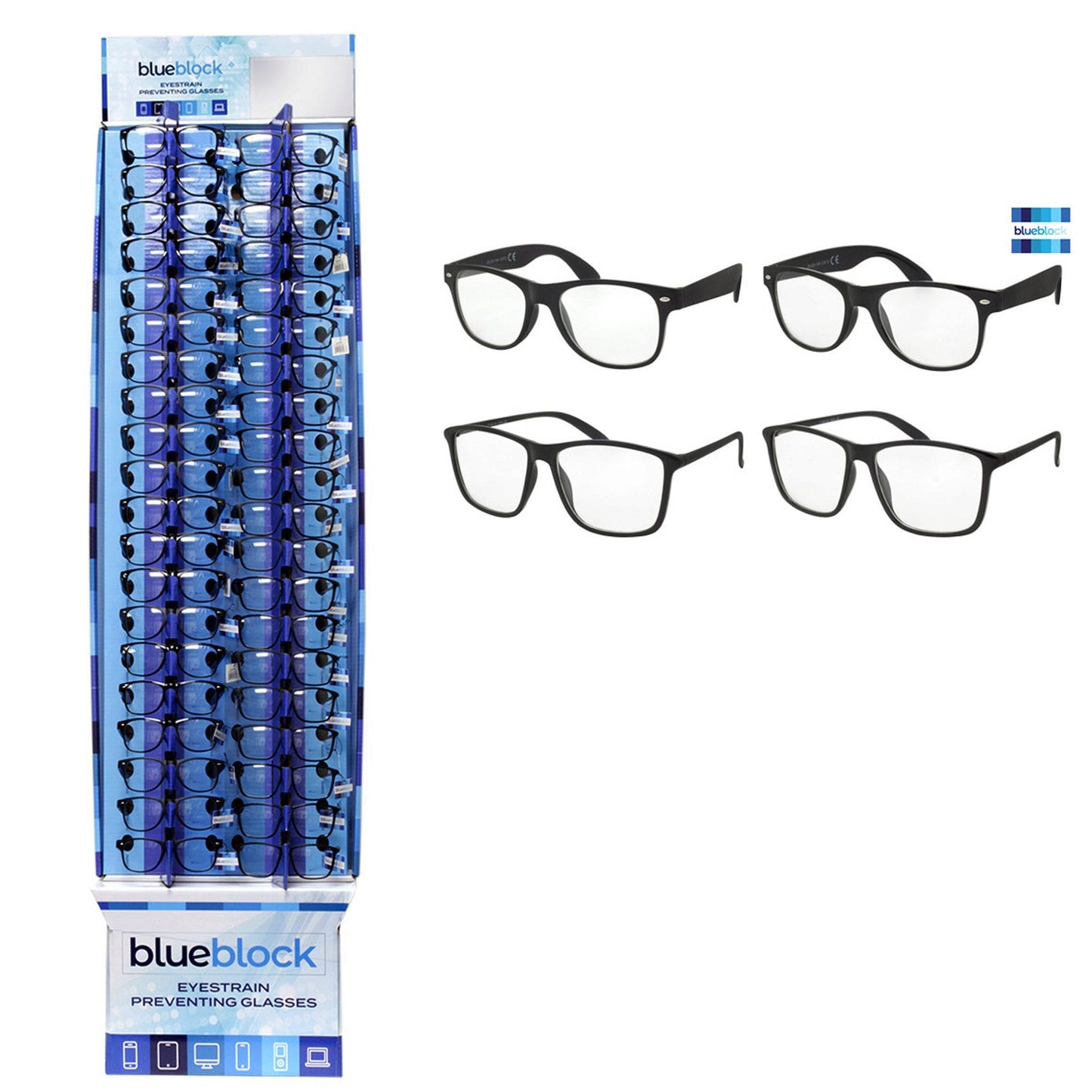 blue light glasses - display box -- 9 per box
