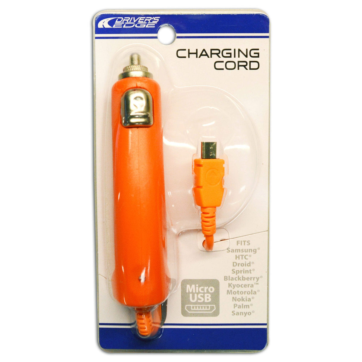 drivers edge micro usb car chargers in countertop display - 288 -- 45 per box