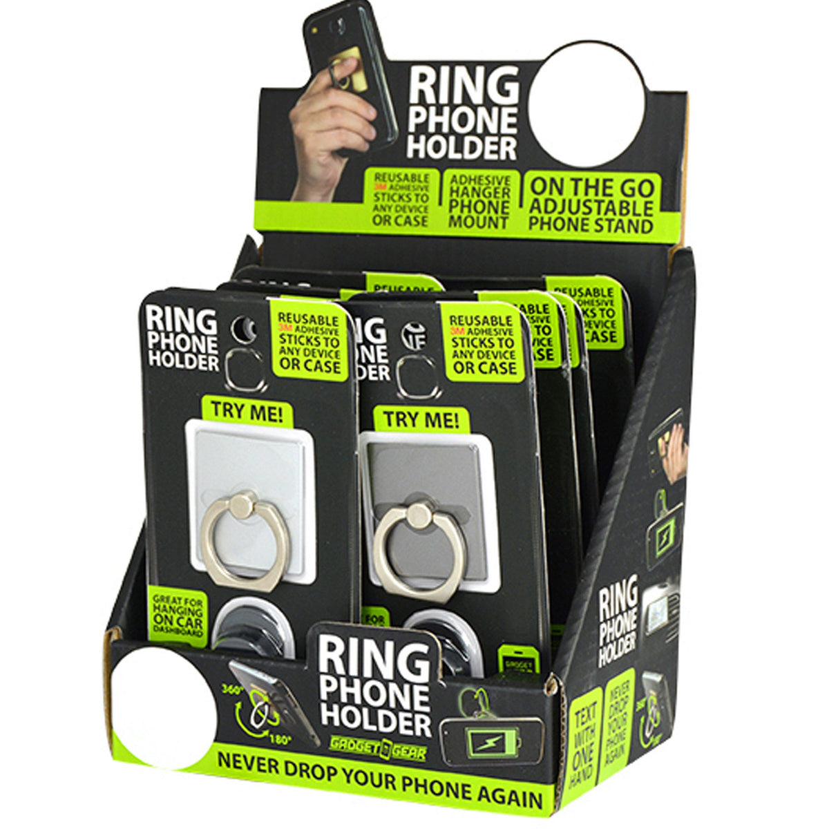 gadget gear phone holders - countertop display -- 42 per box