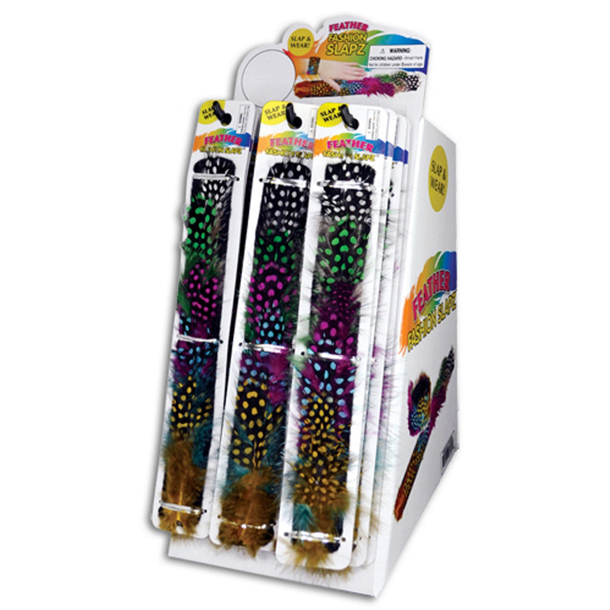 feather slap bracelets - -- 89 per box