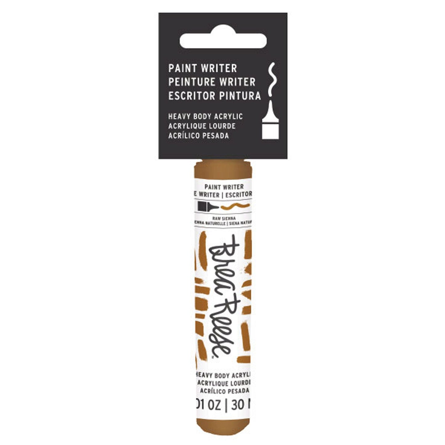 heavy body acrylic paint writer sienna -- 64 per box