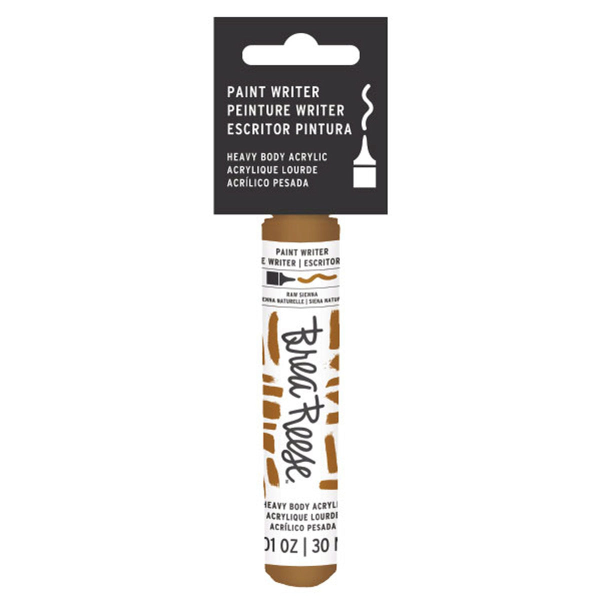 heavy body acrylic paint writer sienna -- 64 per box