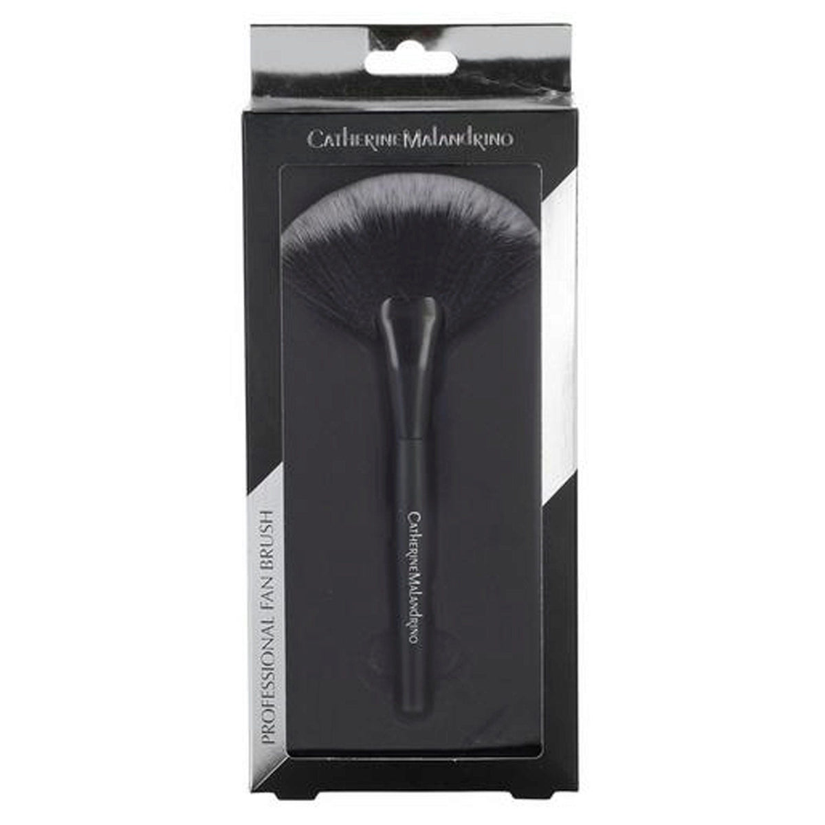 catherine malandrino jumbo defining fan brush - navy & silver -- 12 per box