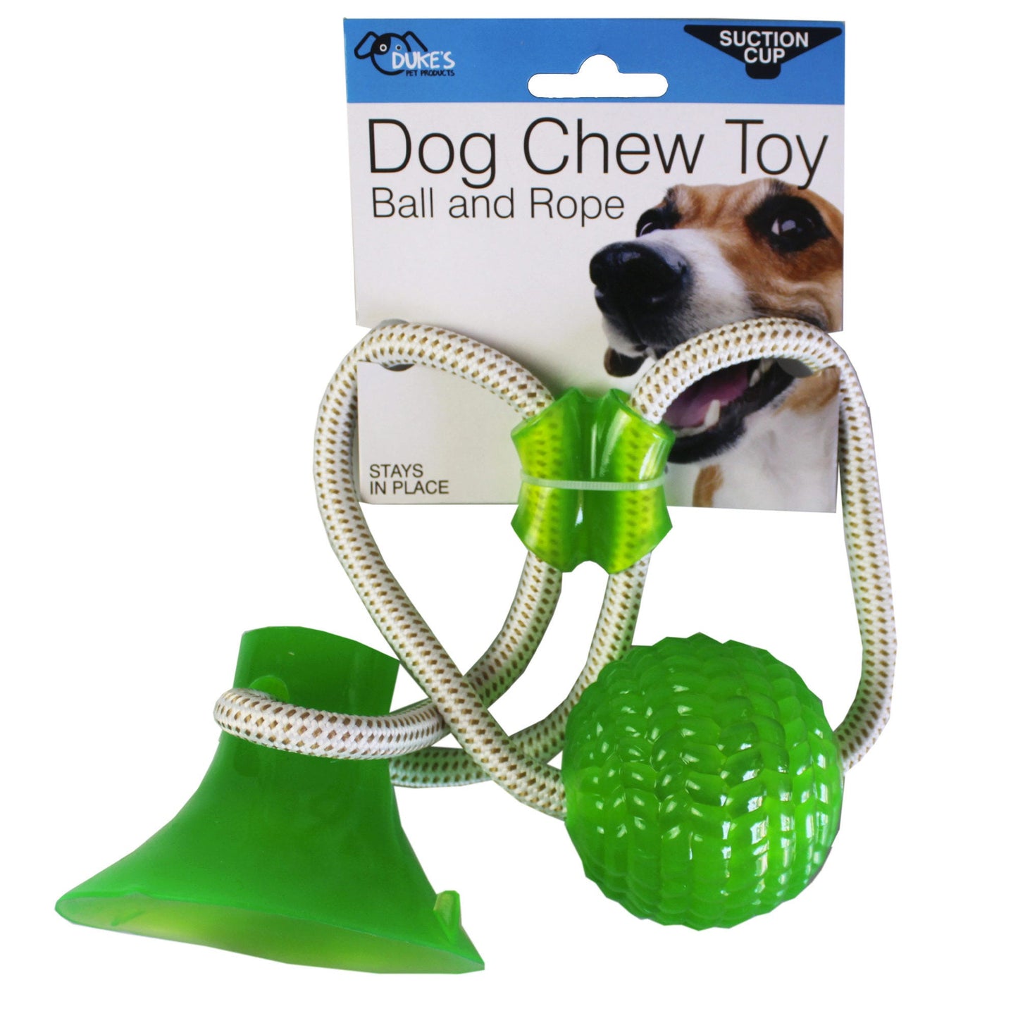 suction cup dog chews - ball and rope -- 6 per box