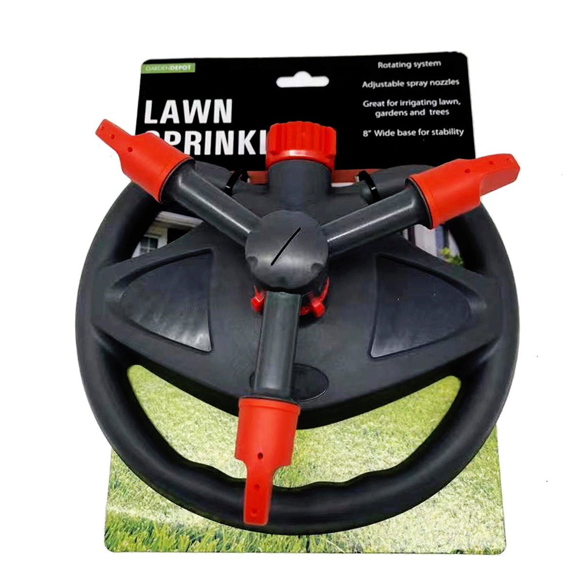 home and garden spinning water sprinkler -- 7 per box