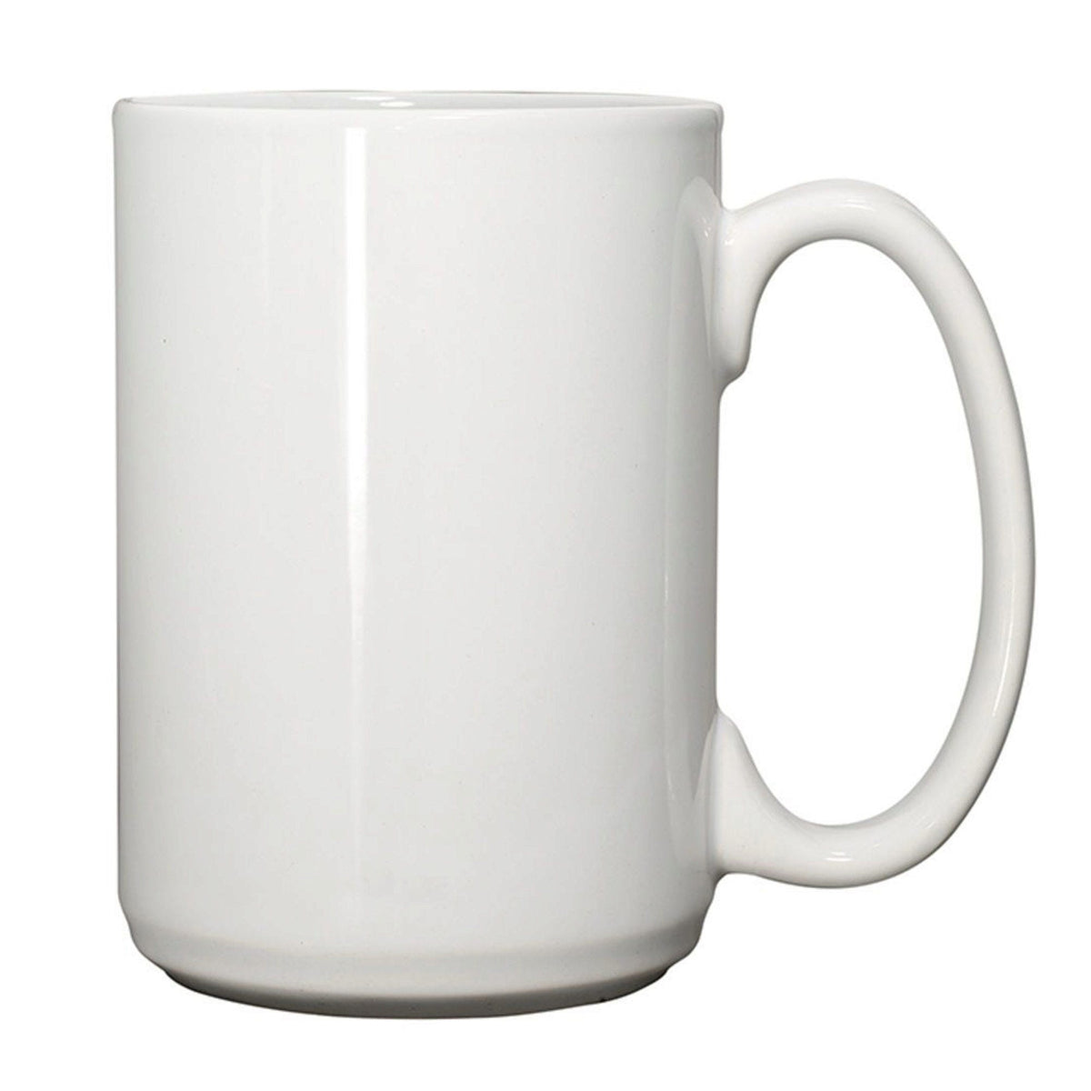 15 oz el grande white ceramic mugs - -- 36 per case