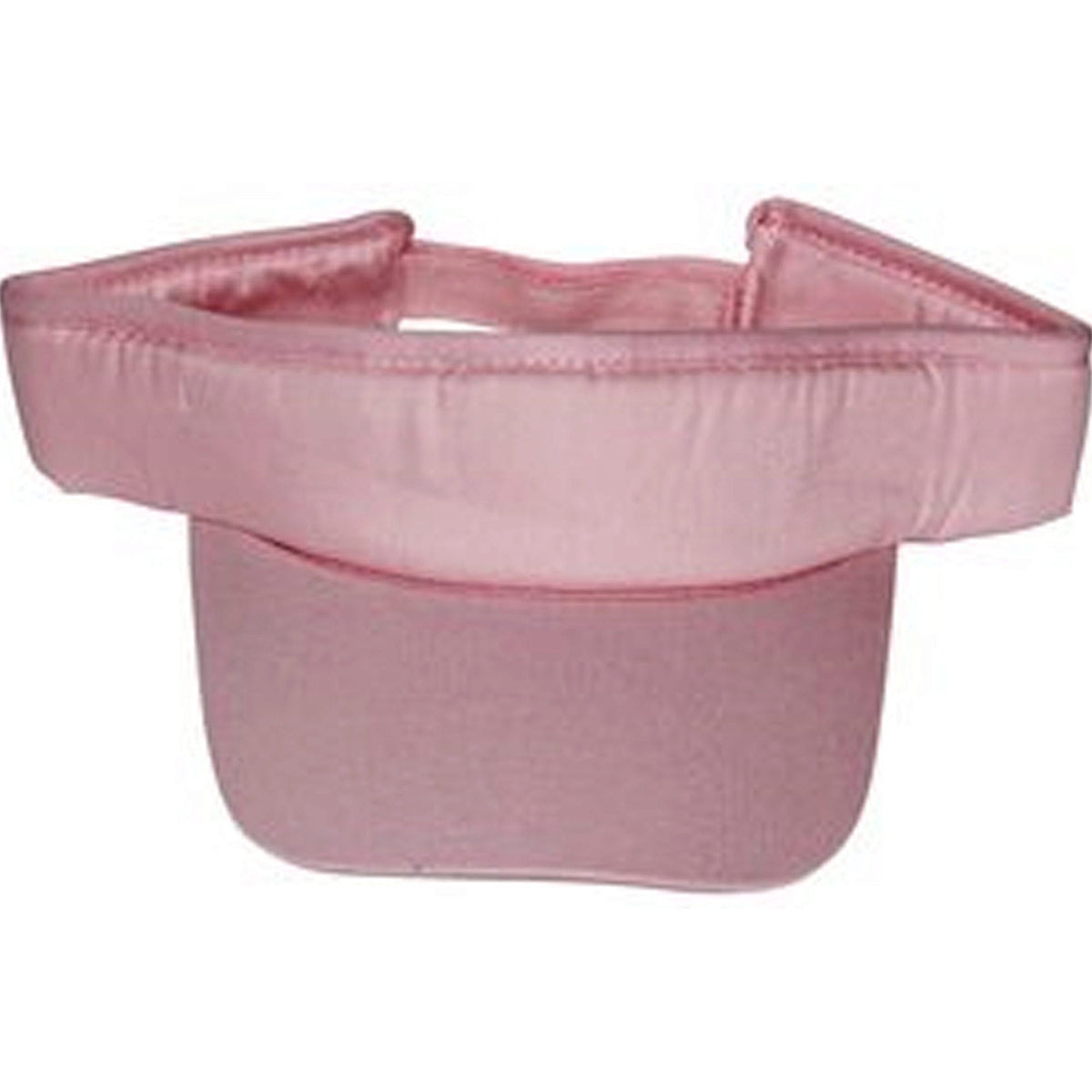 pink cotton visors - universal size -- 36 per box