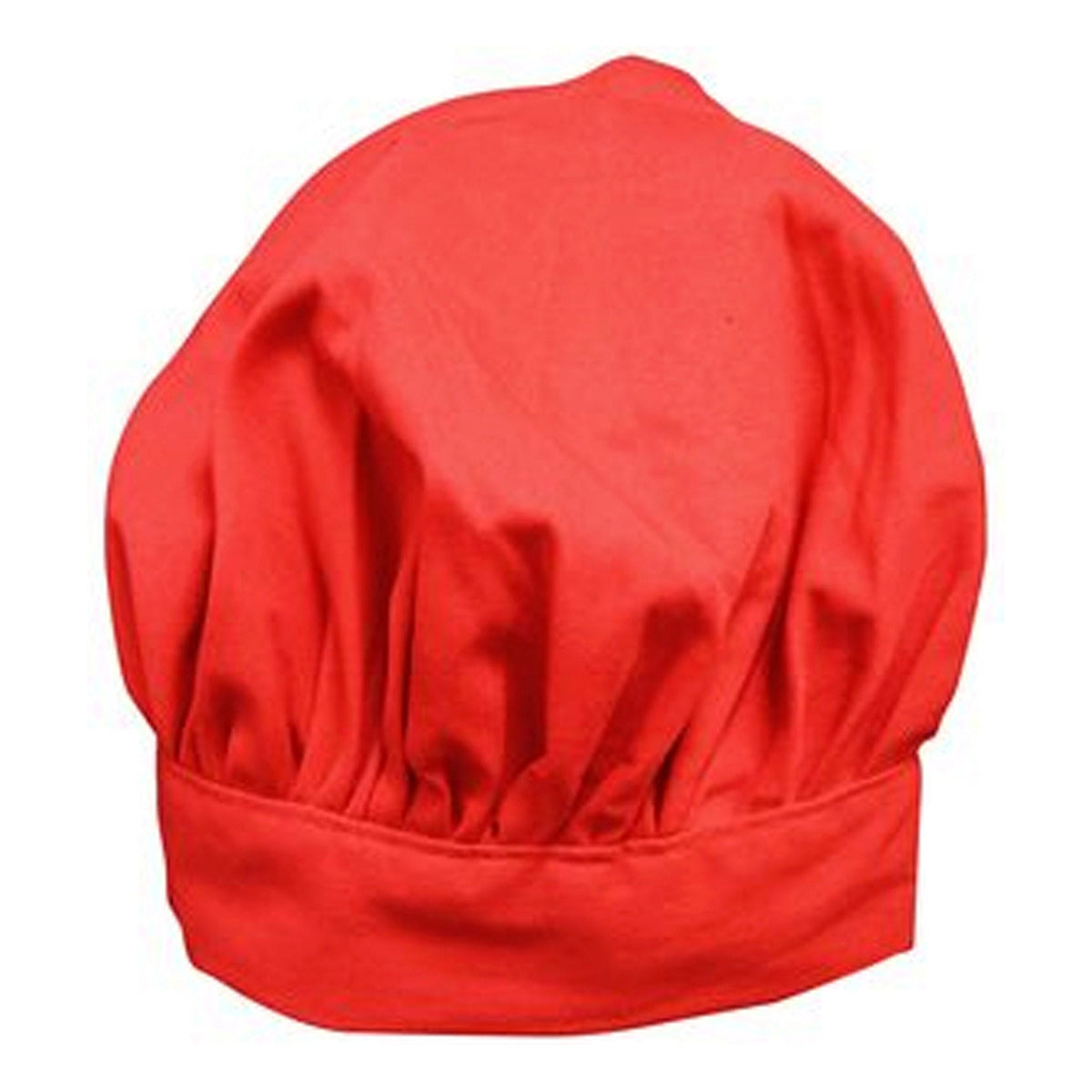 kids red cotton chef hat - -- 25 per box