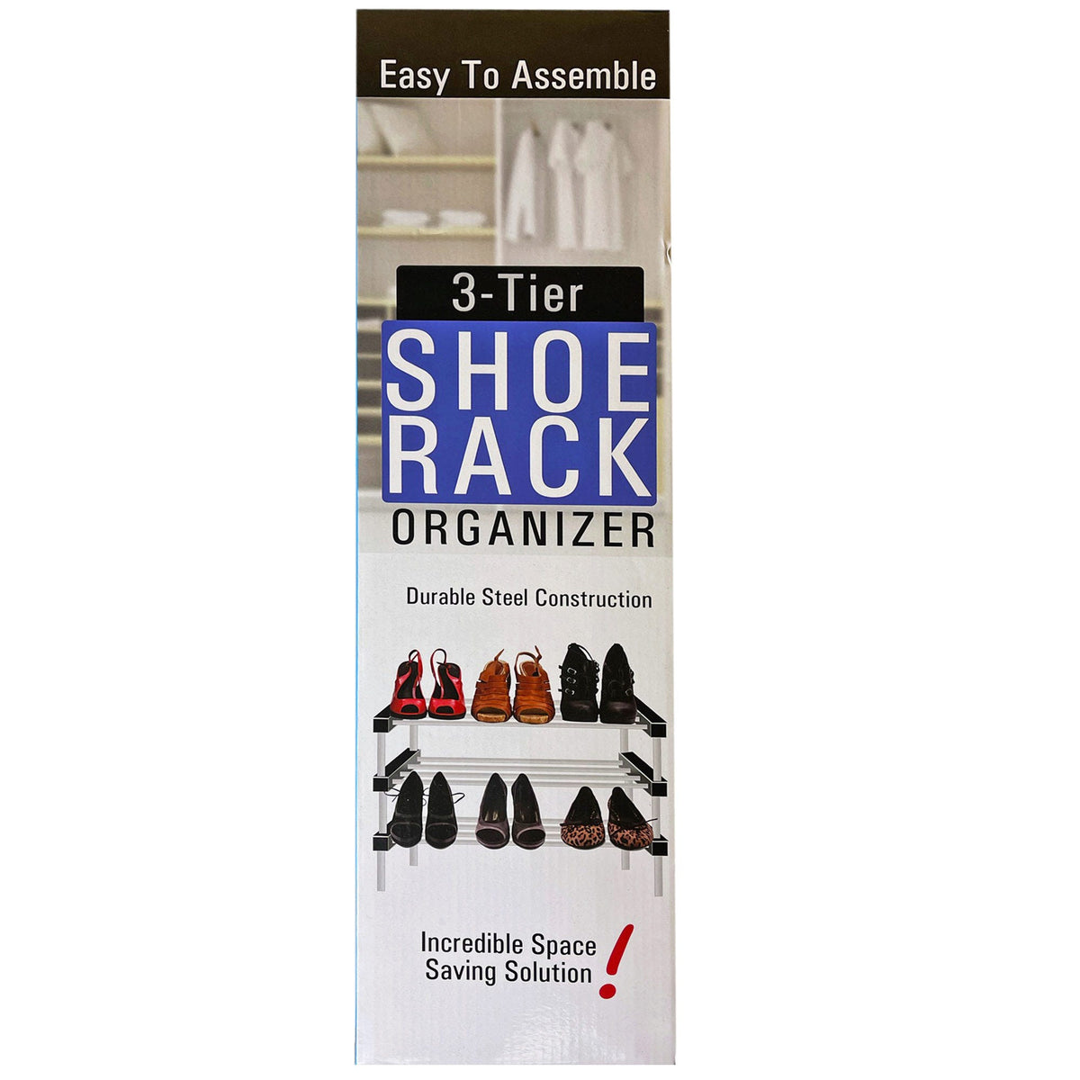 3 tier shoe rack - - heavy duty -- 3 per box
