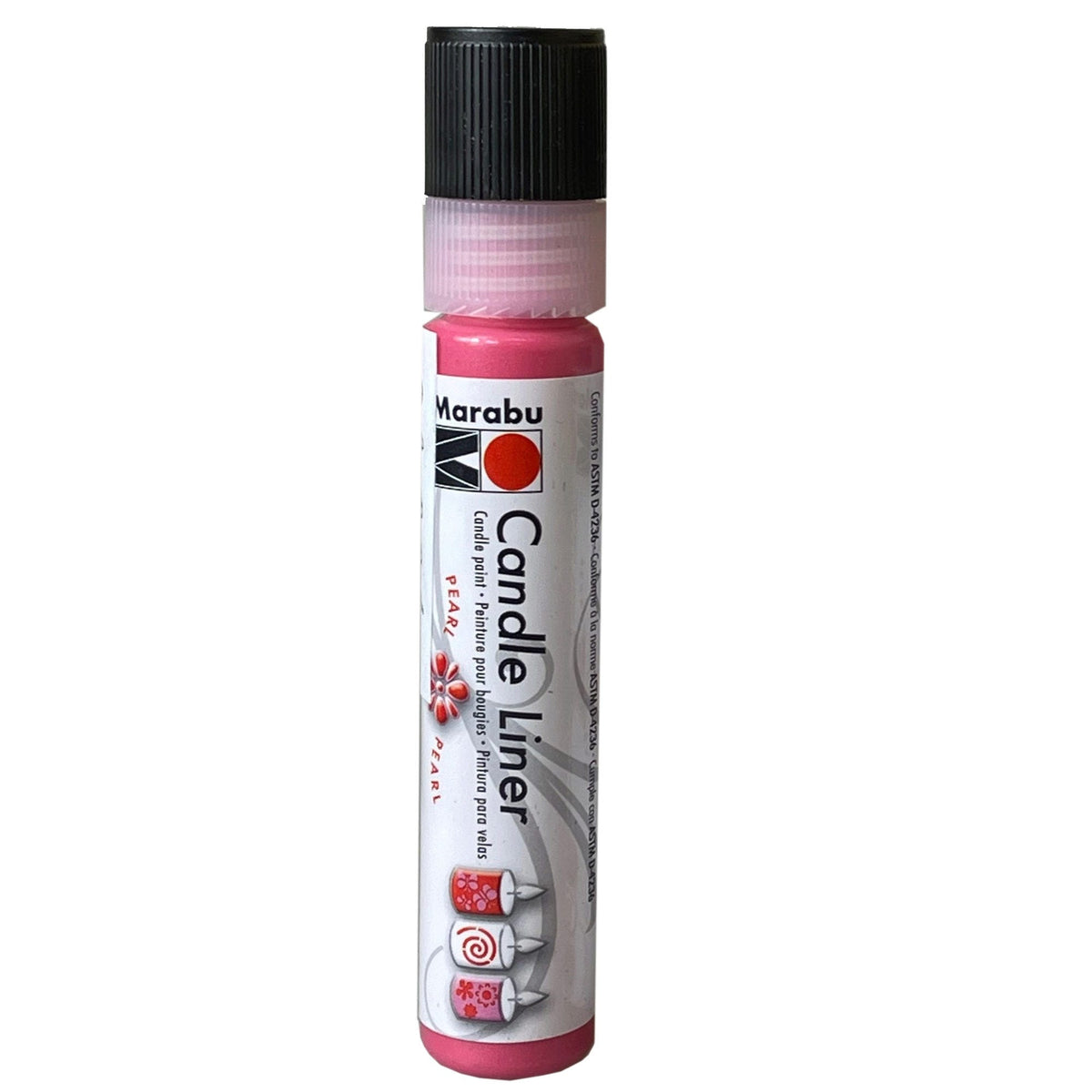 marabu candle liners - 25ml - rose pink -- 64 per box