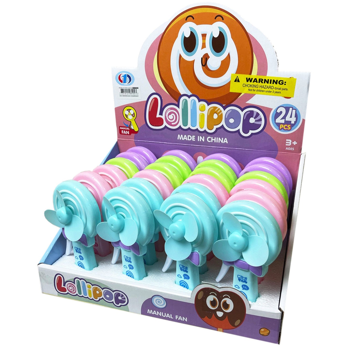 candy hand action fans - -- 33 per box