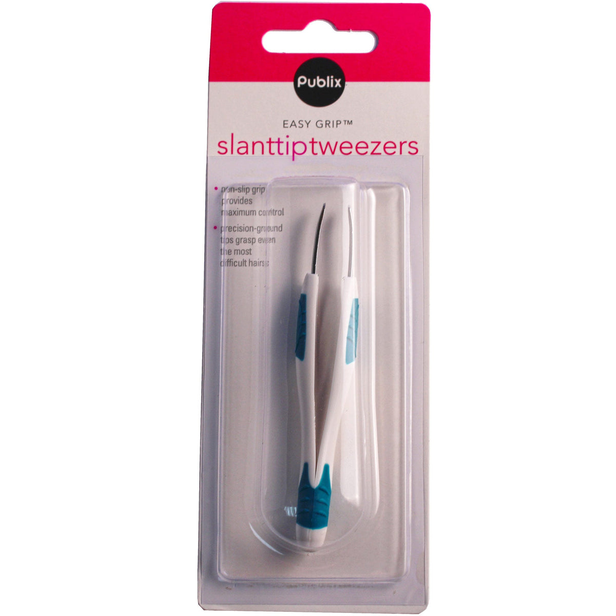 easy grip slant tip tweezers - -- 42 per box