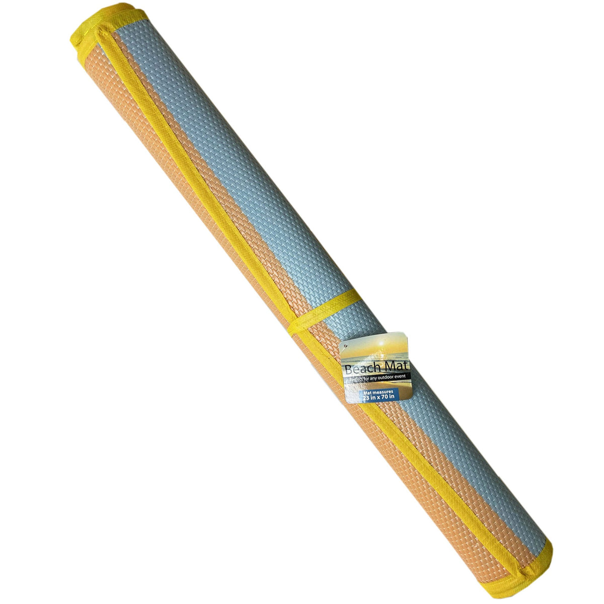 rolled travel beach mat 29.5 inx31 in - -- 7 per box