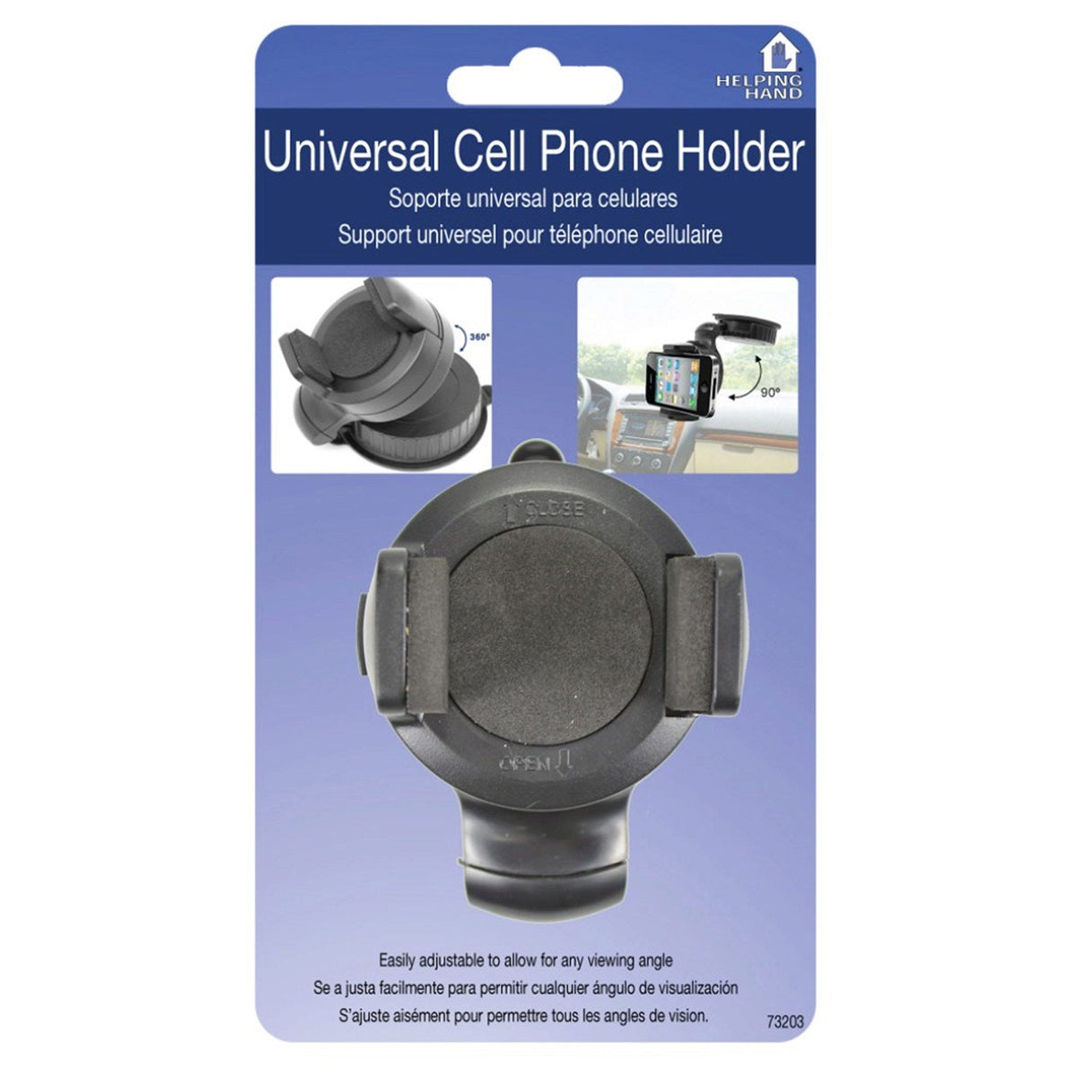 helping hands universal cell phone holder - multi angle mount -- 17 per box