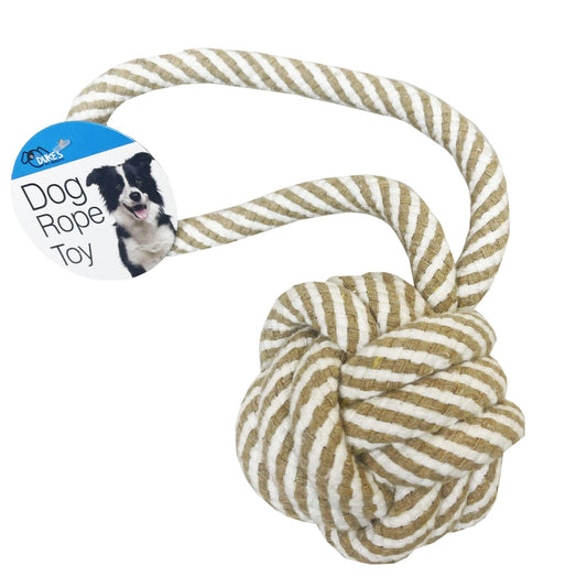 pet dog toys - rope ball -- 13 per box
