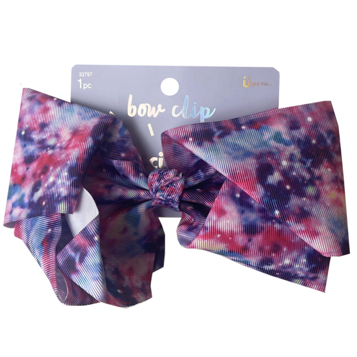 jbo printed tween salon clips - 20cm -- 48 per case