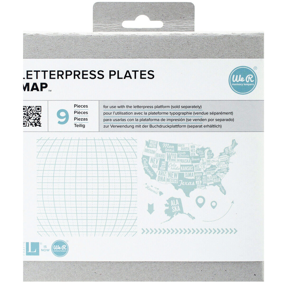 letterpress plates - floral themed - -- 17 per box
