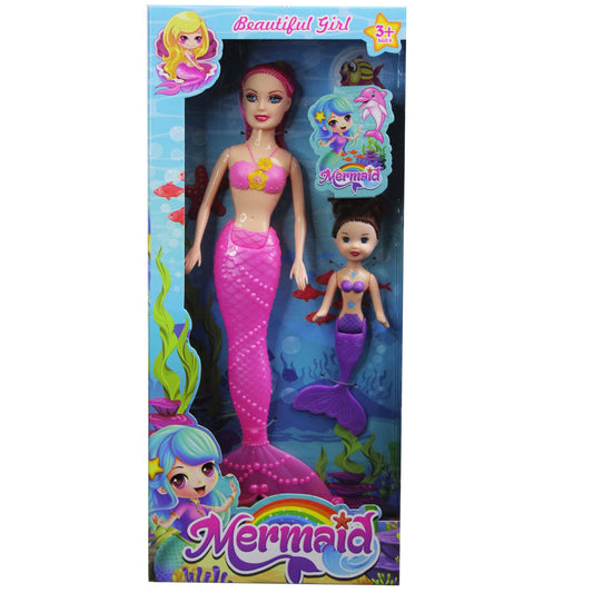 light up fairy mermaid dolls - 10.5 in -- 7 per box