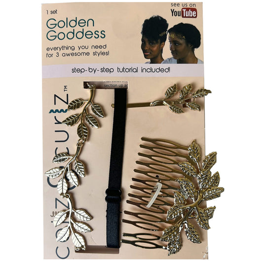 coilz & curlz golden goddess hair kit - tutorial included -- 24 per case