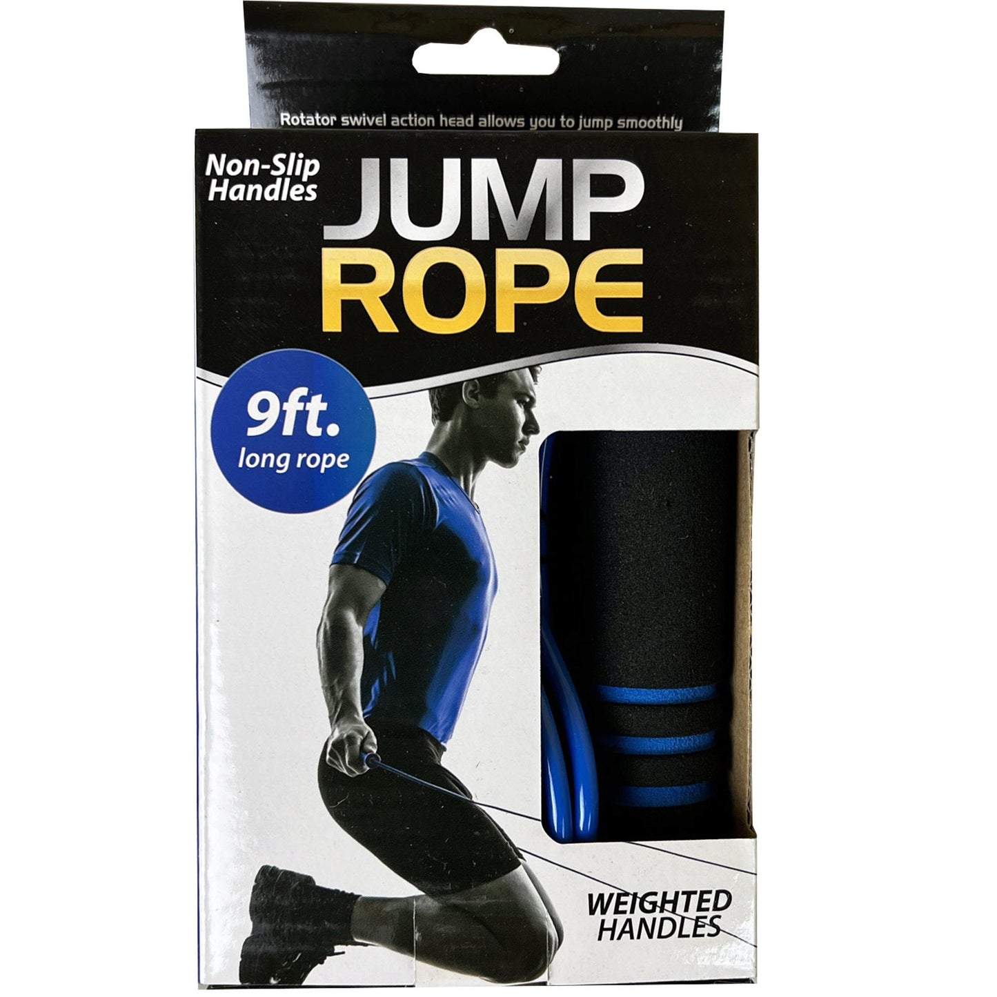 weighted jump ropes with hand grips -- 7 per box