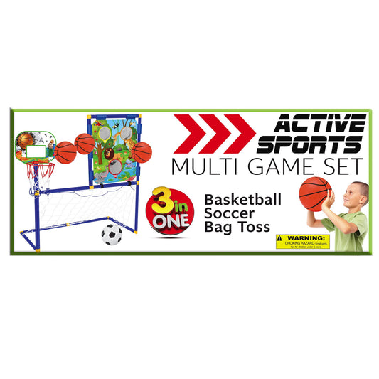 basketball & throw ball game set - -  -- 1 per box
