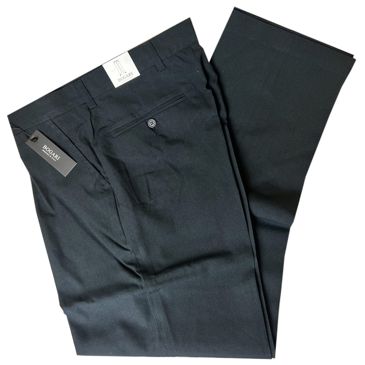 bogari pt-003 dark navy dress pants - assorted sizes - - -- 8 per box
