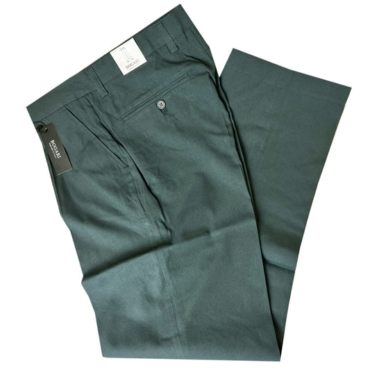 bogari pt-004 solid hunter green dress pants -  -- 8 per box