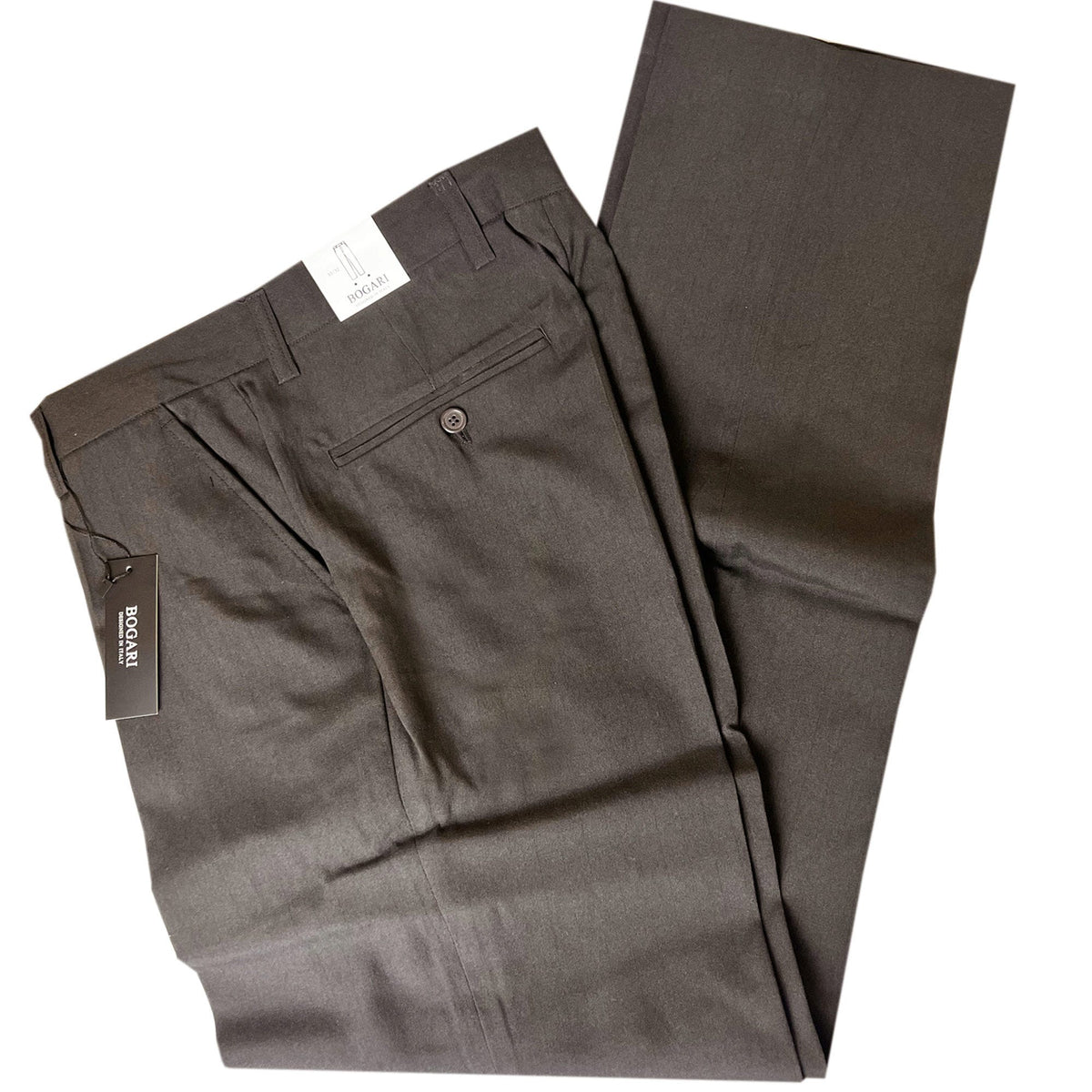 bogari 006a chocolate brown dress pants - assorted sizes - -- 8 per box