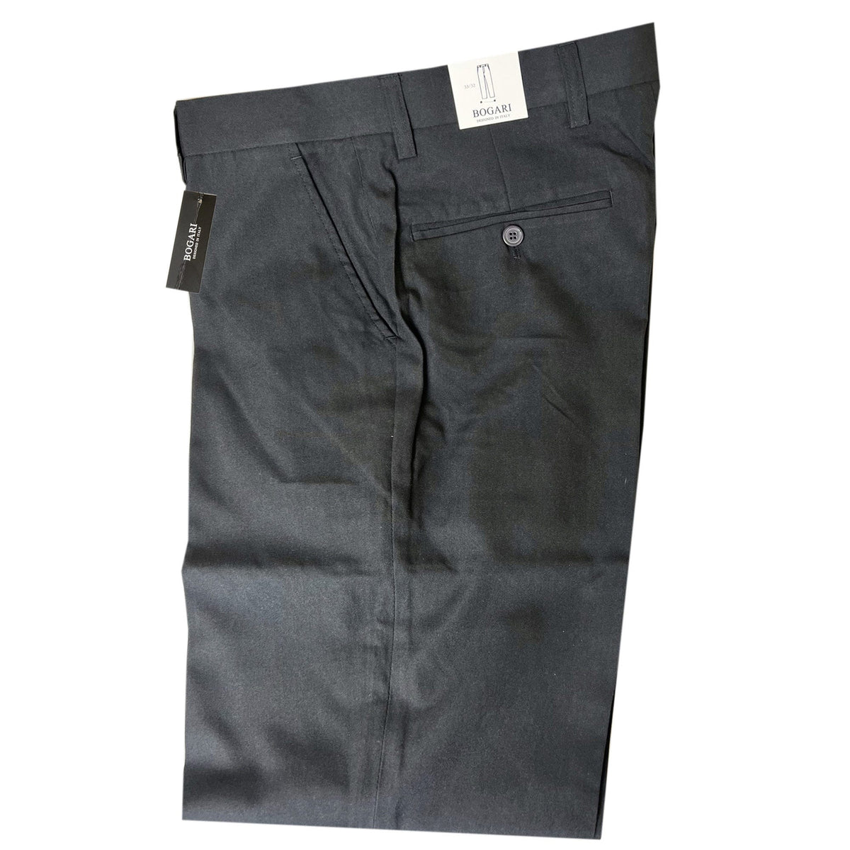 bogari pt-007 dark grey dress pants- assorted sizes - bulk -- 8 per box