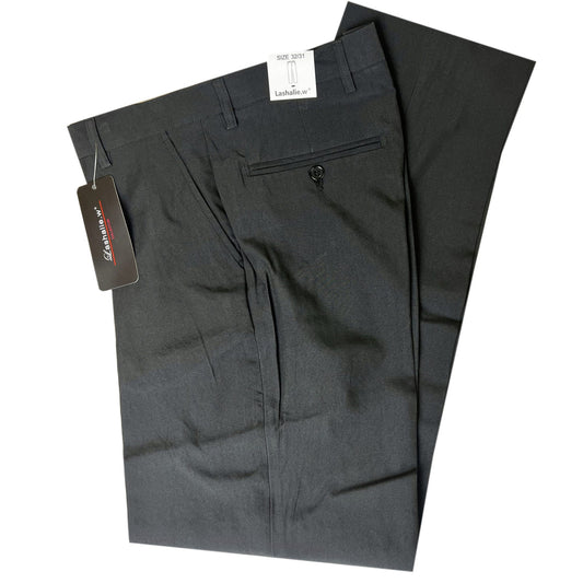 lashalie.w 002 true black dress pants - assorted sizes -- 8 per box