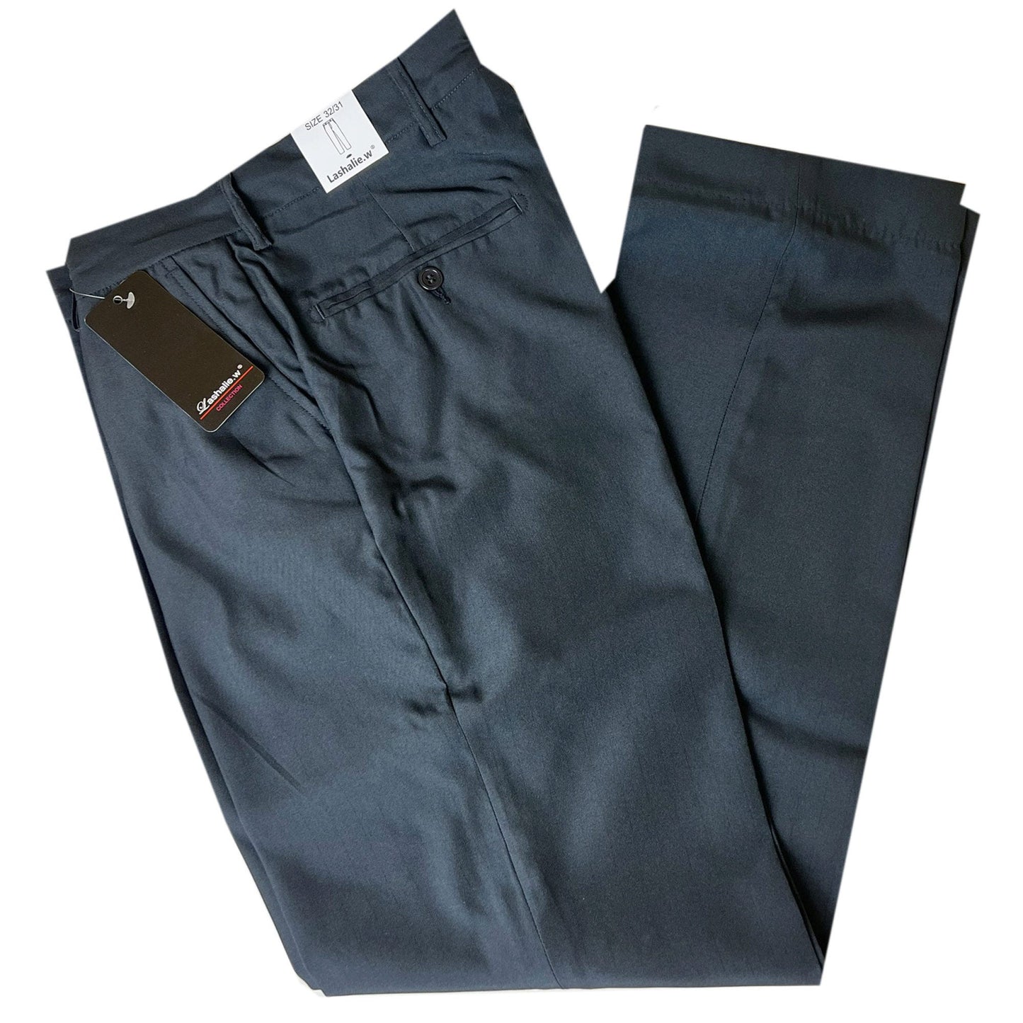 lashalie.w 003a jet black dress pants - assorted sizes -- 8 per box