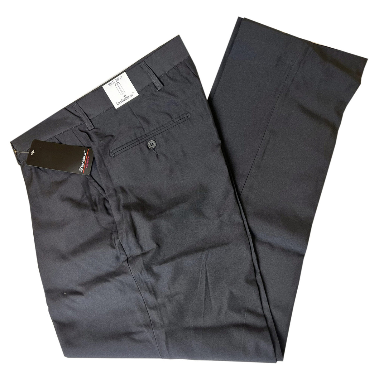 lashalie.w 007 ash grey dress pants - assorted sizes - -- 8 per box