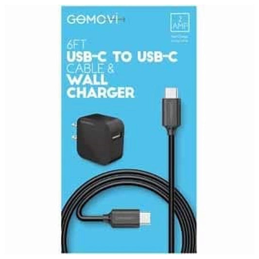 go movi wall charger and usb type c cable -- 10 per box