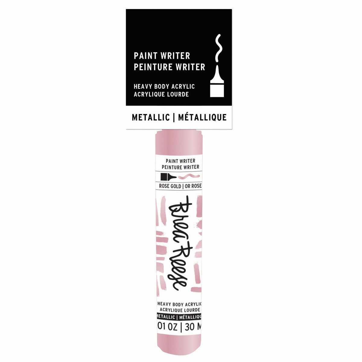 brea reese 30ml paint writer - rose gold - bulk -- 56 per box