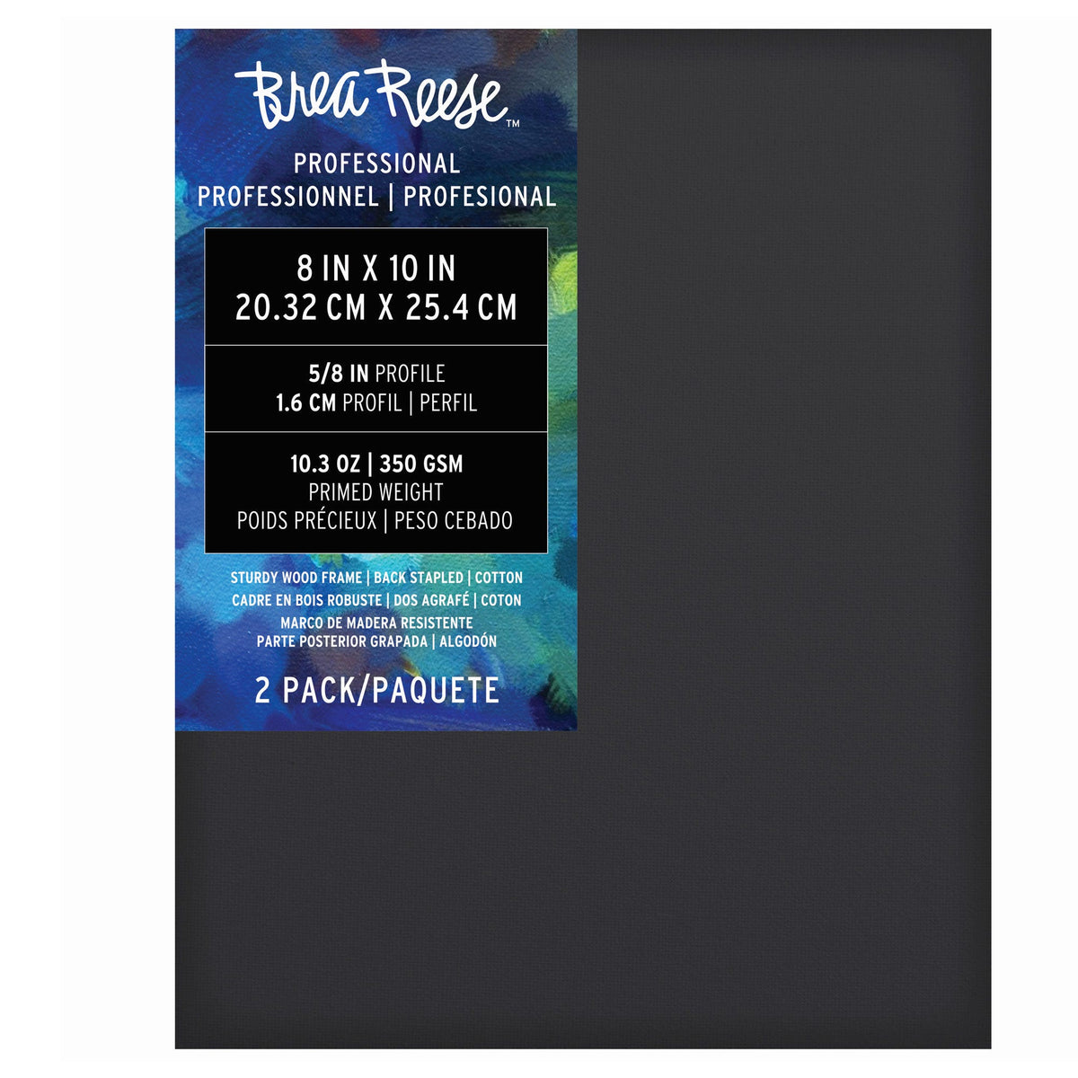 brea reese 2 pack canvas 8x10 -- 12 per case