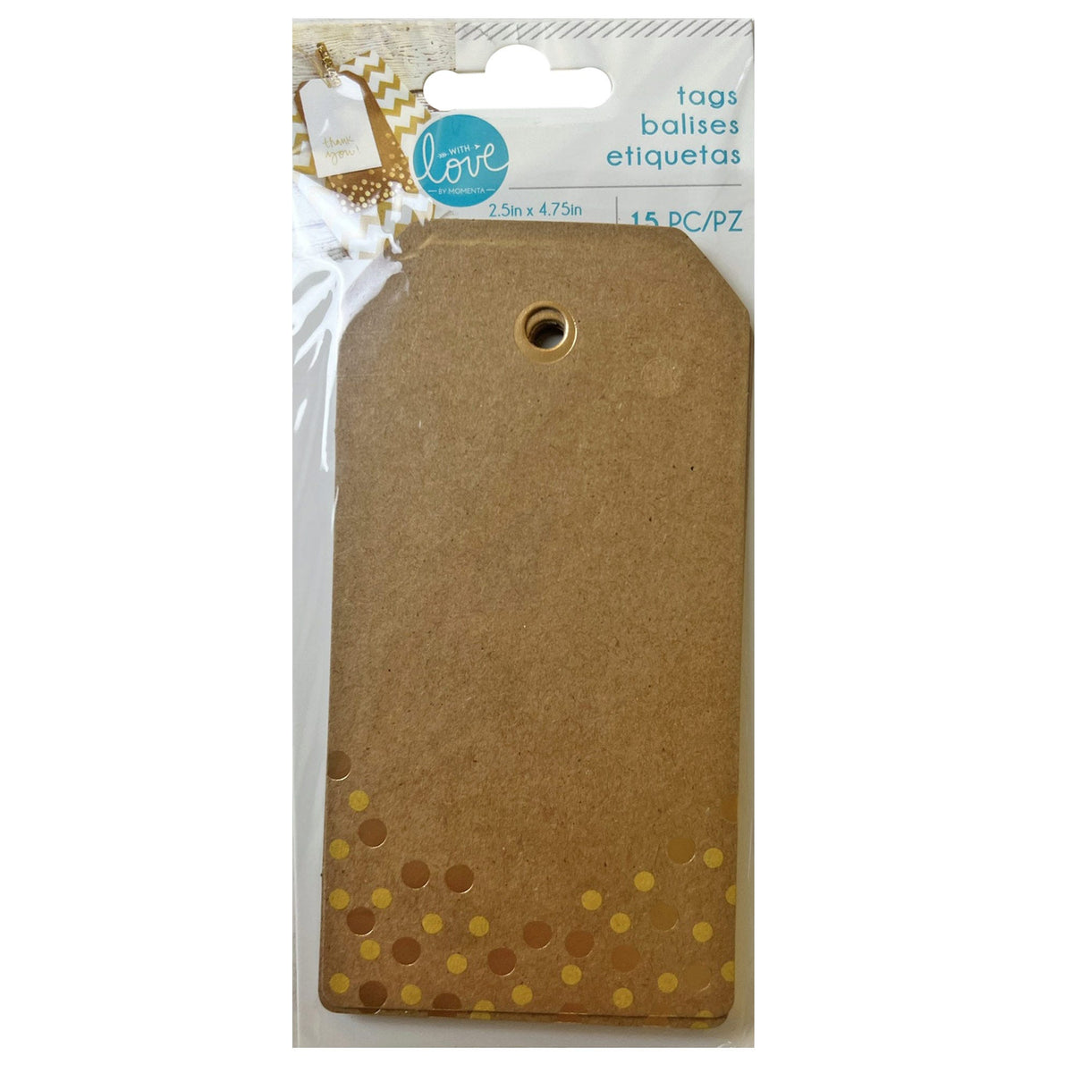 momenta gift tags - 15 pack 2.5x4.75 -- 56 per box
