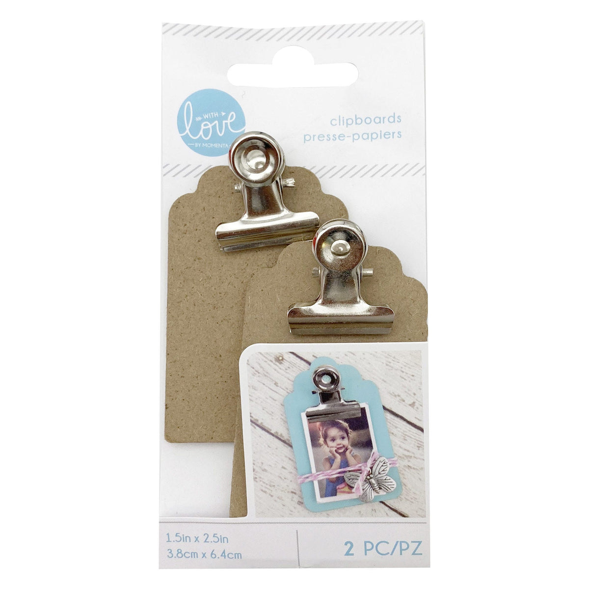 momenta 2 pack mini clipboards - -- 51 per box